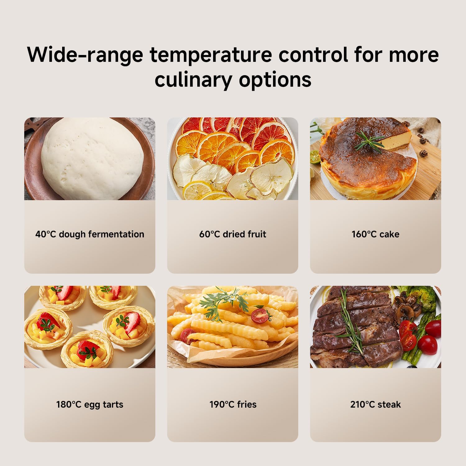 Xiaomi 6.5L Air Fryer 360° Rapid Convection 7 Presets