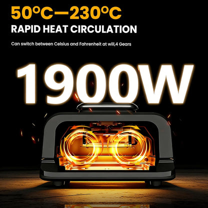 Advwin 6L Air Fryer Oven 8-in-1 1900W Digital Convection Cooker