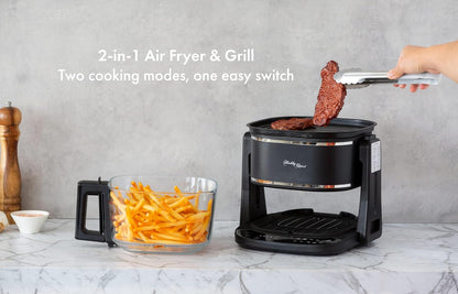 Healthy Choice 2-in-1 Air Fryer & Grill Dual Cooking Modes