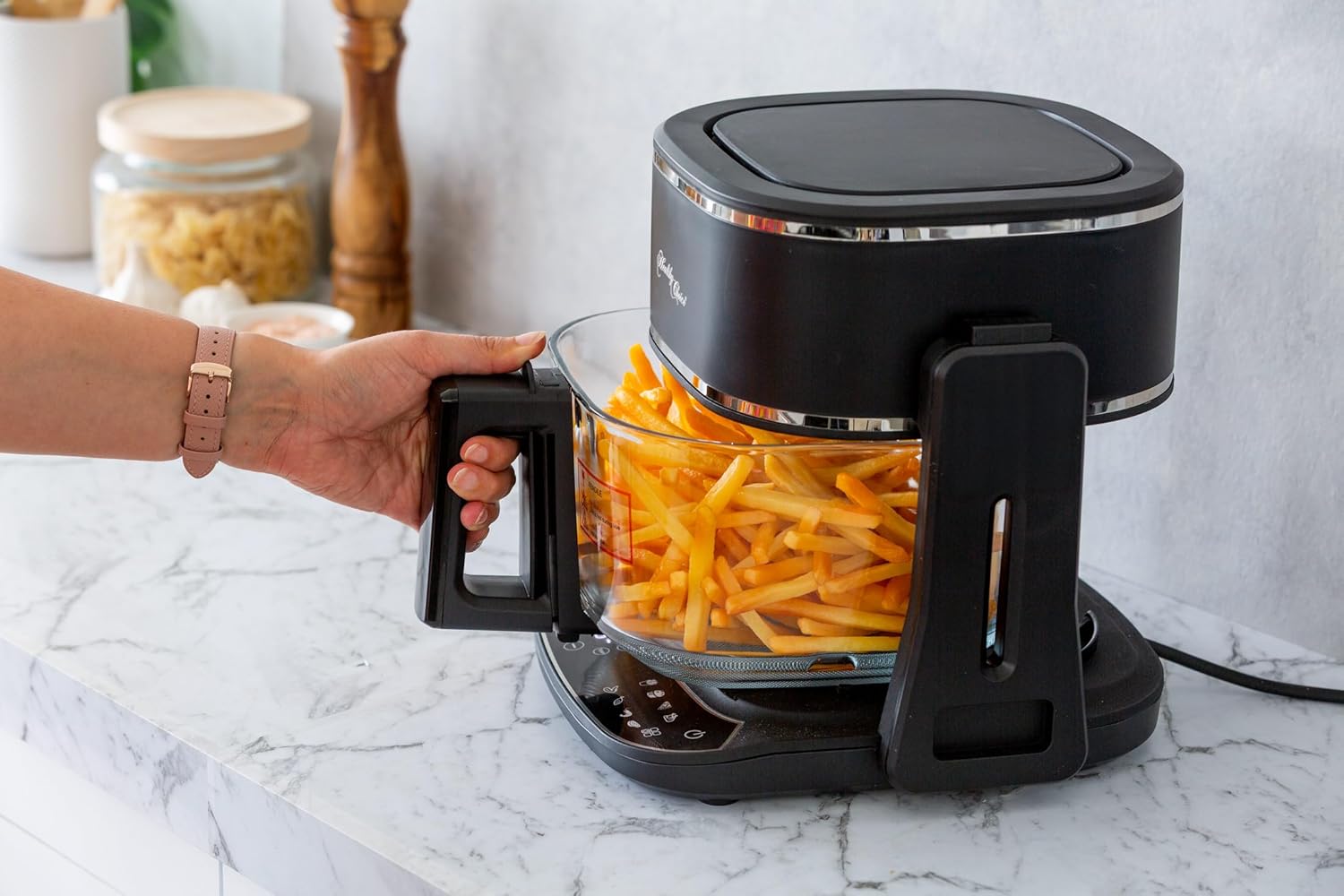 Healthy Choice 2-in-1 Air Fryer & Grill Dual Cooking Modes